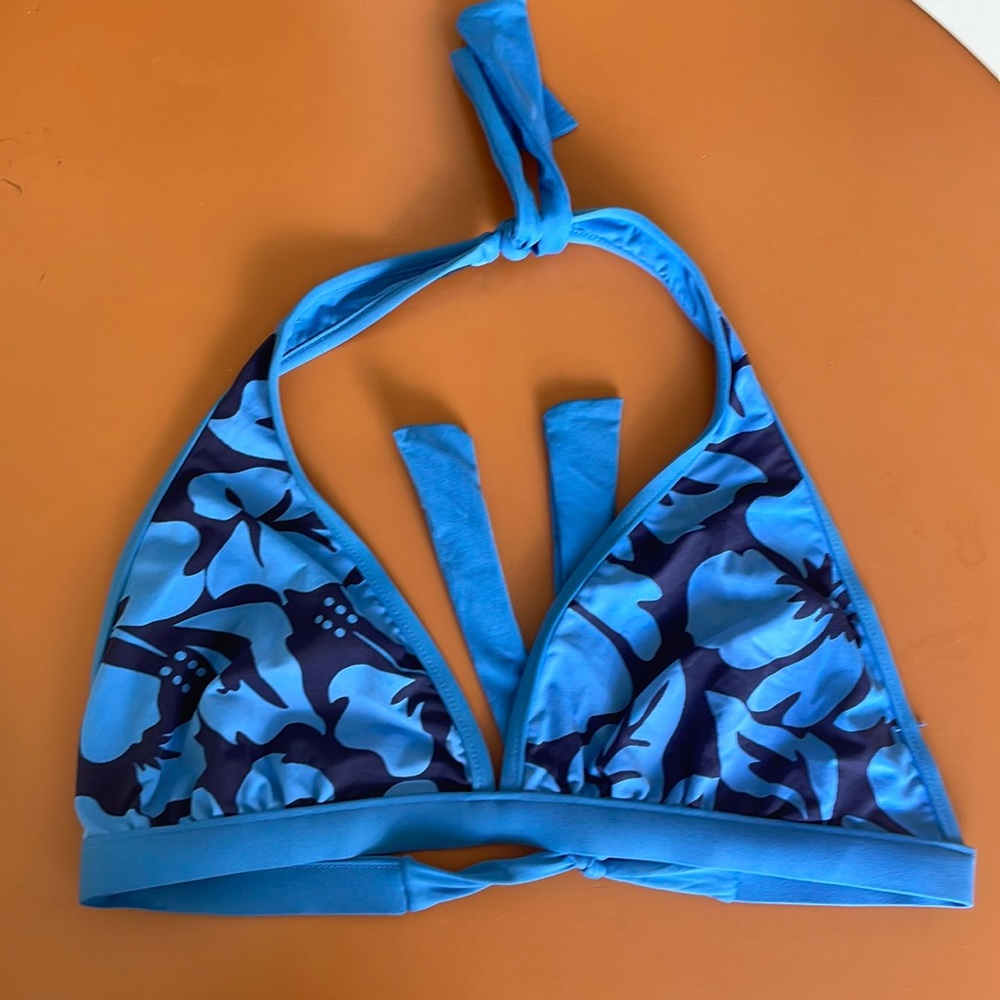 Title Nine 9 Hawaiian halter bikini top